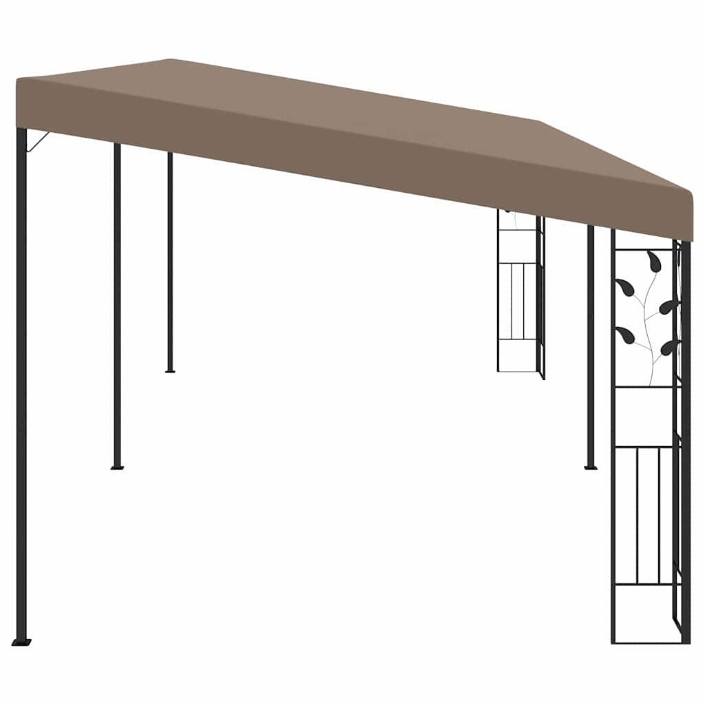 Prie sienos montuojama pavėsinė, taupe spalvos, 6x3x2,5m Prie sienos montuojama pavėsinė, taupe spalvos, 6x3x2,5m - Image 3