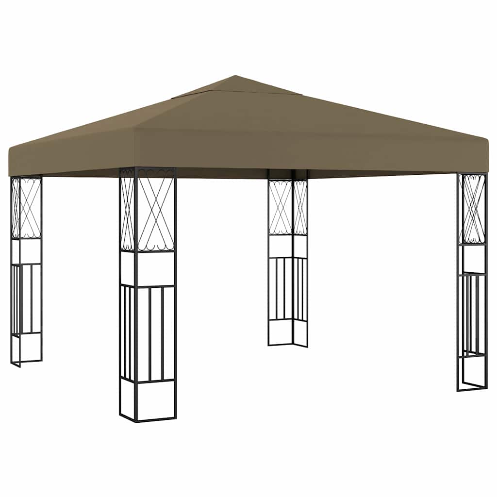 Pavėsinė, taupe spalvos, 3x3m, audinys Pavėsinė, taupe spalvos, 3x3m, audinys - Image 2