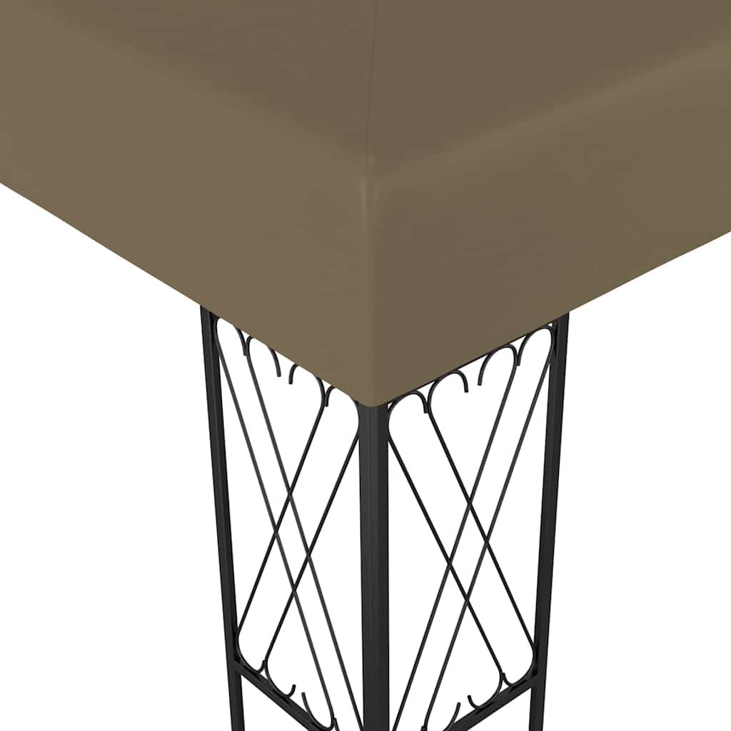 Pavėsinė, taupe spalvos, 3x3m, audinys Pavėsinė, taupe spalvos, 3x3m, audinys - Image 3