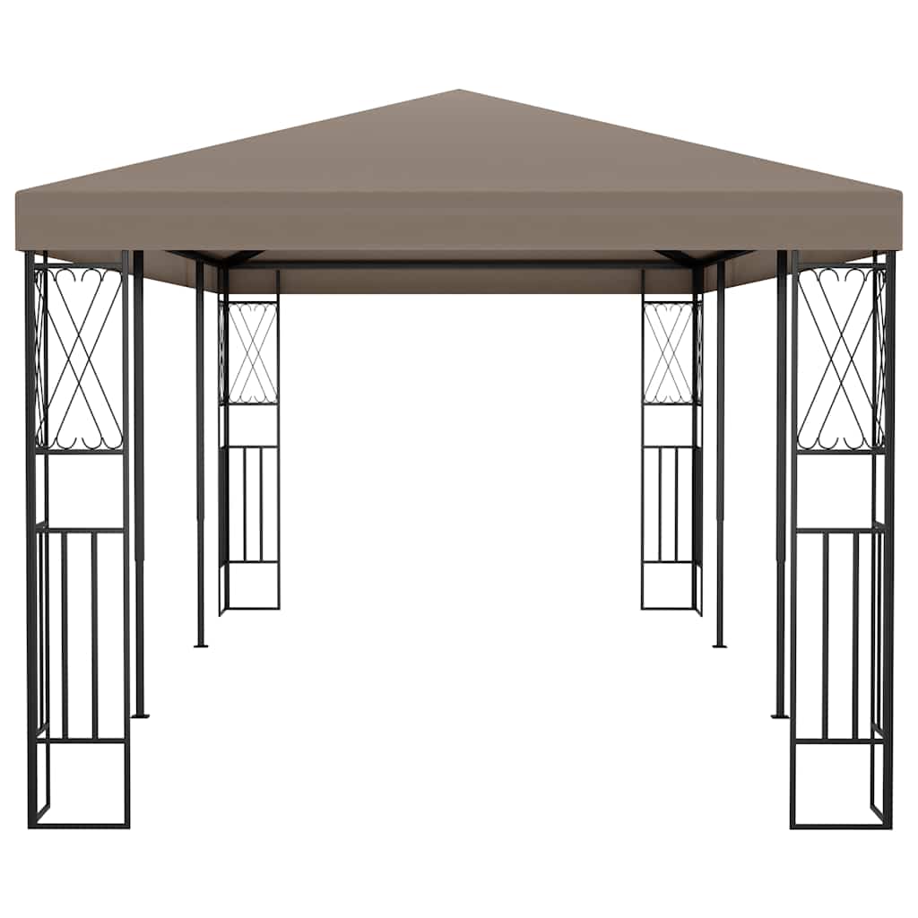 Pavėsinė, taupe spalvos, 6x3m, audinys Pavėsinė, taupe spalvos, 6x3m, audinys - Image 3