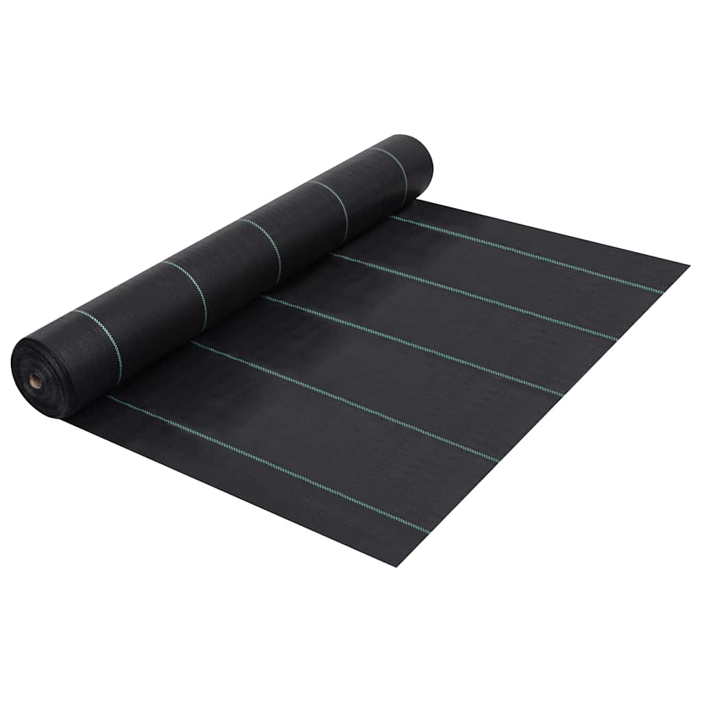 Agroplėvelė nuo piktžolių ir šaknų, juoda, 1x25m, PP Agroplėvelė nuo piktžolių ir šaknų, juoda, 1x25m, PP - Image 2