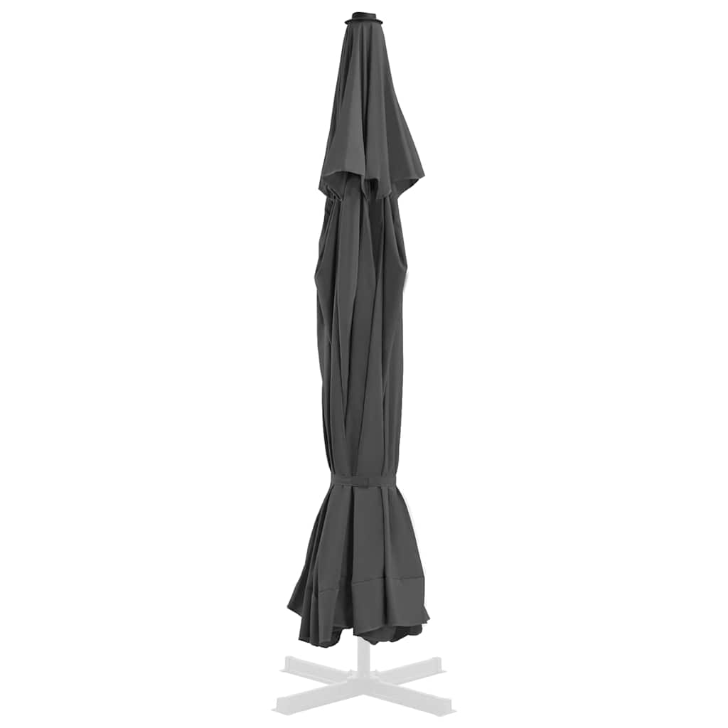 Pakaitinis audinys lauko skėčiui nuo saulės, antracito, 515cm Pakaitinis audinys lauko skėčiui nuo saulės, antracito, 515cm - Image 4