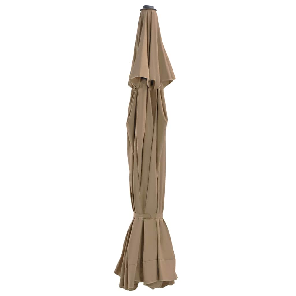 Pakaitinis audinys lauko skėčiui nuo saulės, taupe, 515cm Pakaitinis audinys lauko skėčiui nuo saulės, taupe, 515cm - Image 2