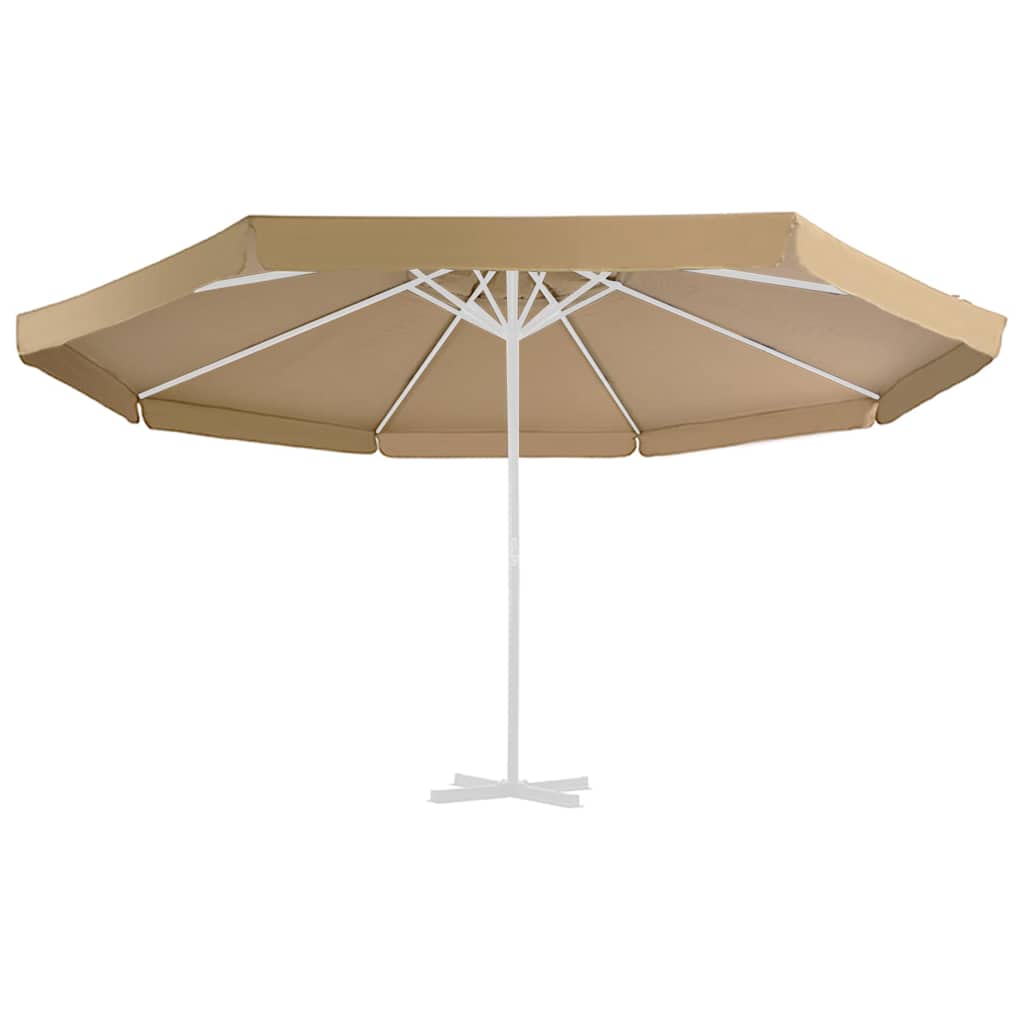 Pakaitinis audinys lauko skėčiui nuo saulės, taupe, 515cm Pakaitinis audinys lauko skėčiui nuo saulės, taupe, 515cm - Image 3