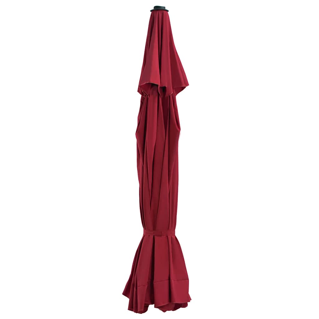 Pakaitinis audinys lauko skėčiui nuo saulės, raudonas, 515cm Pakaitinis audinys lauko skėčiui nuo saulės, raudonas, 515cm - Image 2