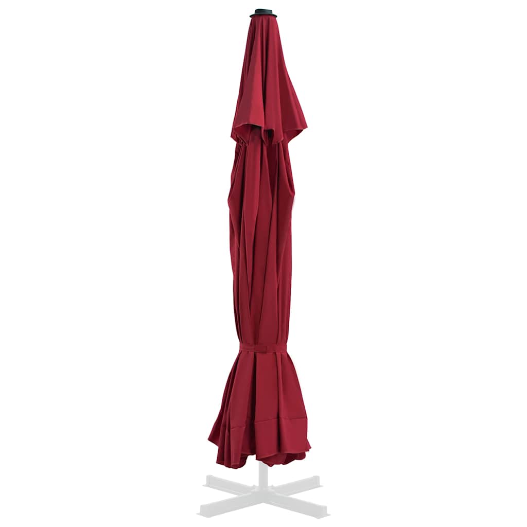 Pakaitinis audinys lauko skėčiui nuo saulės, raudonas, 515cm Pakaitinis audinys lauko skėčiui nuo saulės, raudonas, 515cm - Image 3