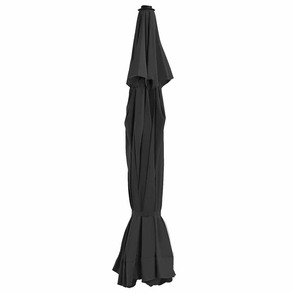 Pakaitinis audinys lauko skėčiui nuo saulės, juodas, 515cm Pakaitinis audinys lauko skėčiui nuo saulės, juodas, 515cm - Image 2