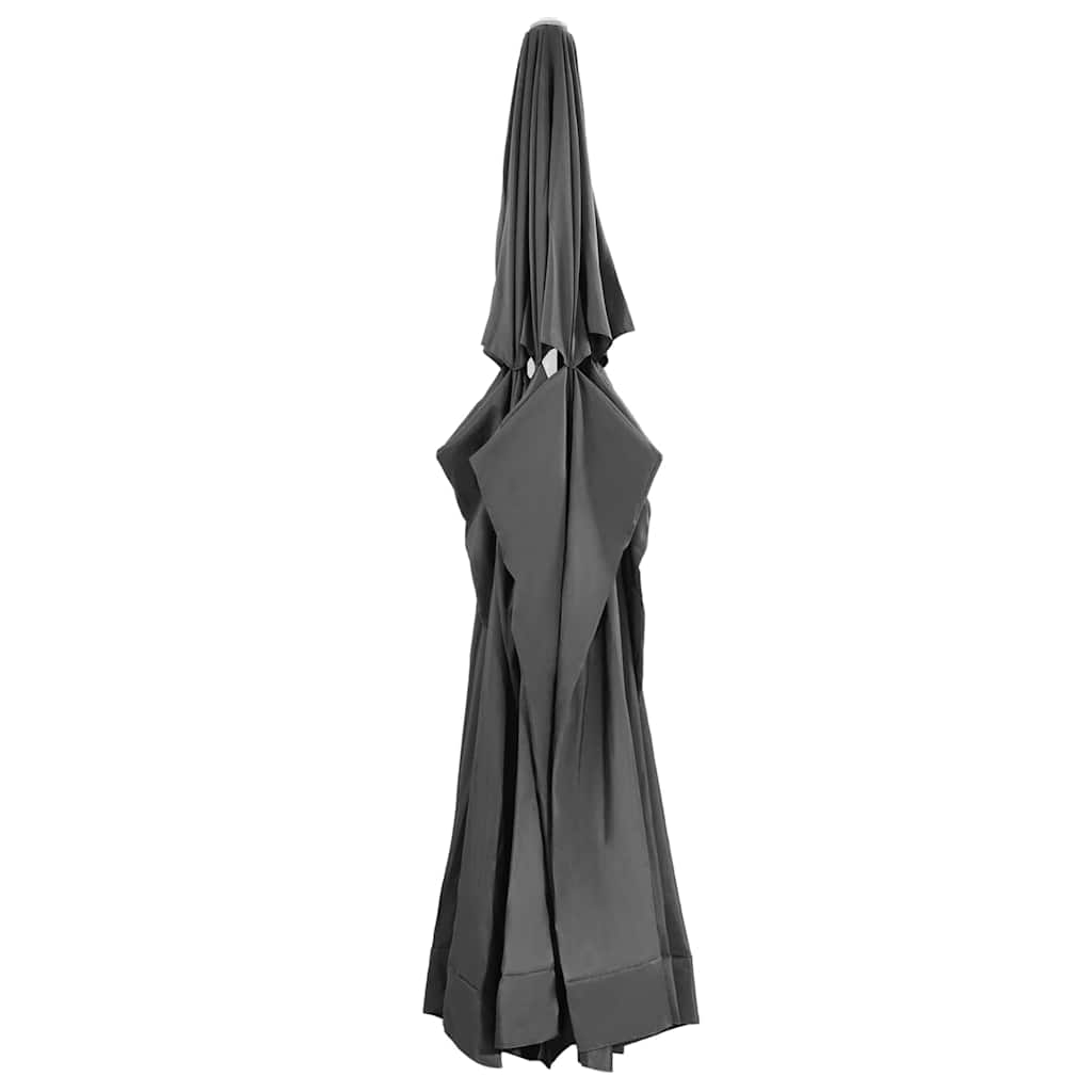 Pakaitinis audinys lauko skėčiui nuo saulės, antracito, 610cm Pakaitinis audinys lauko skėčiui nuo saulės, antracito, 610cm - Image 2