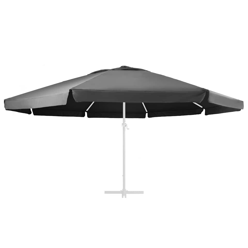 Pakaitinis audinys lauko skėčiui nuo saulės, antracito, 610cm Pakaitinis audinys lauko skėčiui nuo saulės, antracito, 610cm - Image 3