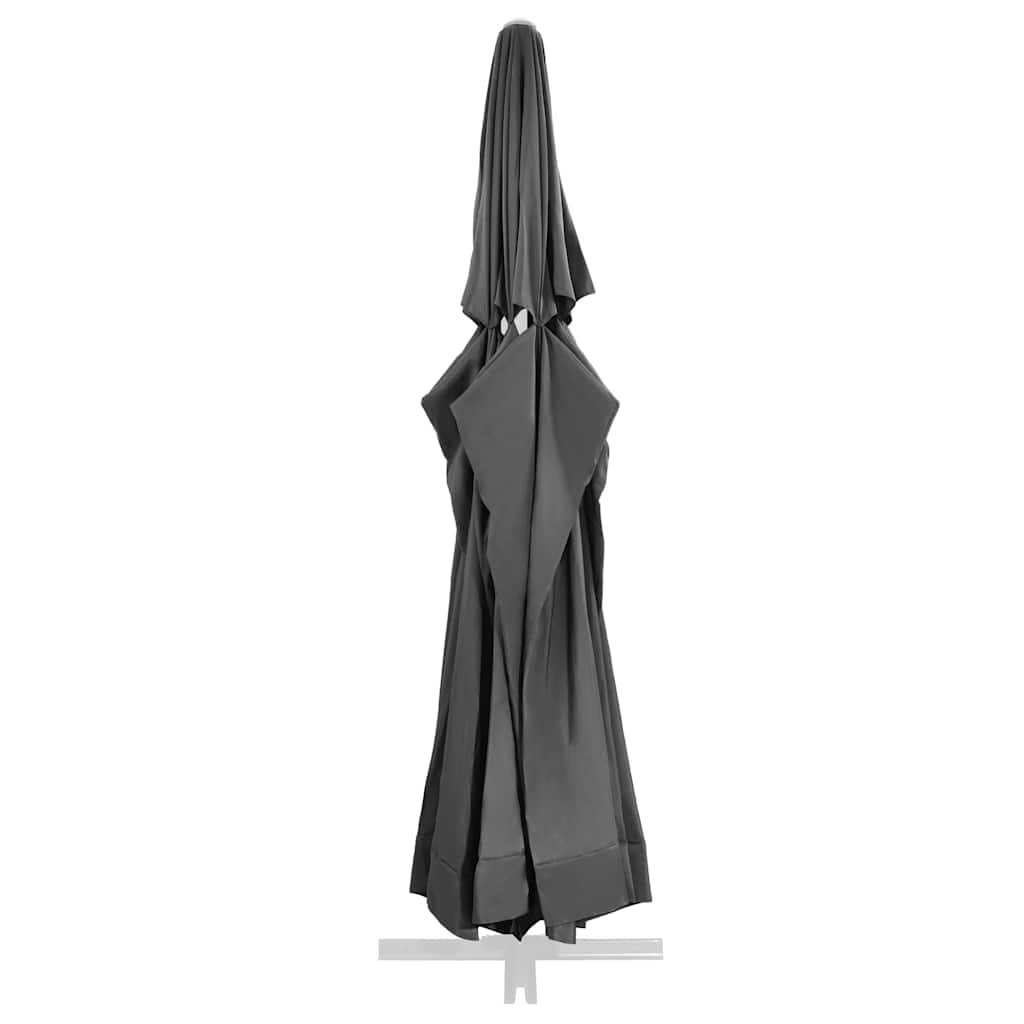 Pakaitinis audinys lauko skėčiui nuo saulės, antracito, 610cm Pakaitinis audinys lauko skėčiui nuo saulės, antracito, 610cm - Image 4