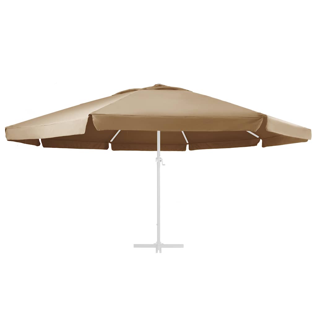 Pakaitinis audinys lauko skėčiui nuo saulės, taupe, 610cm Pakaitinis audinys lauko skėčiui nuo saulės, taupe, 610cm - Image 3