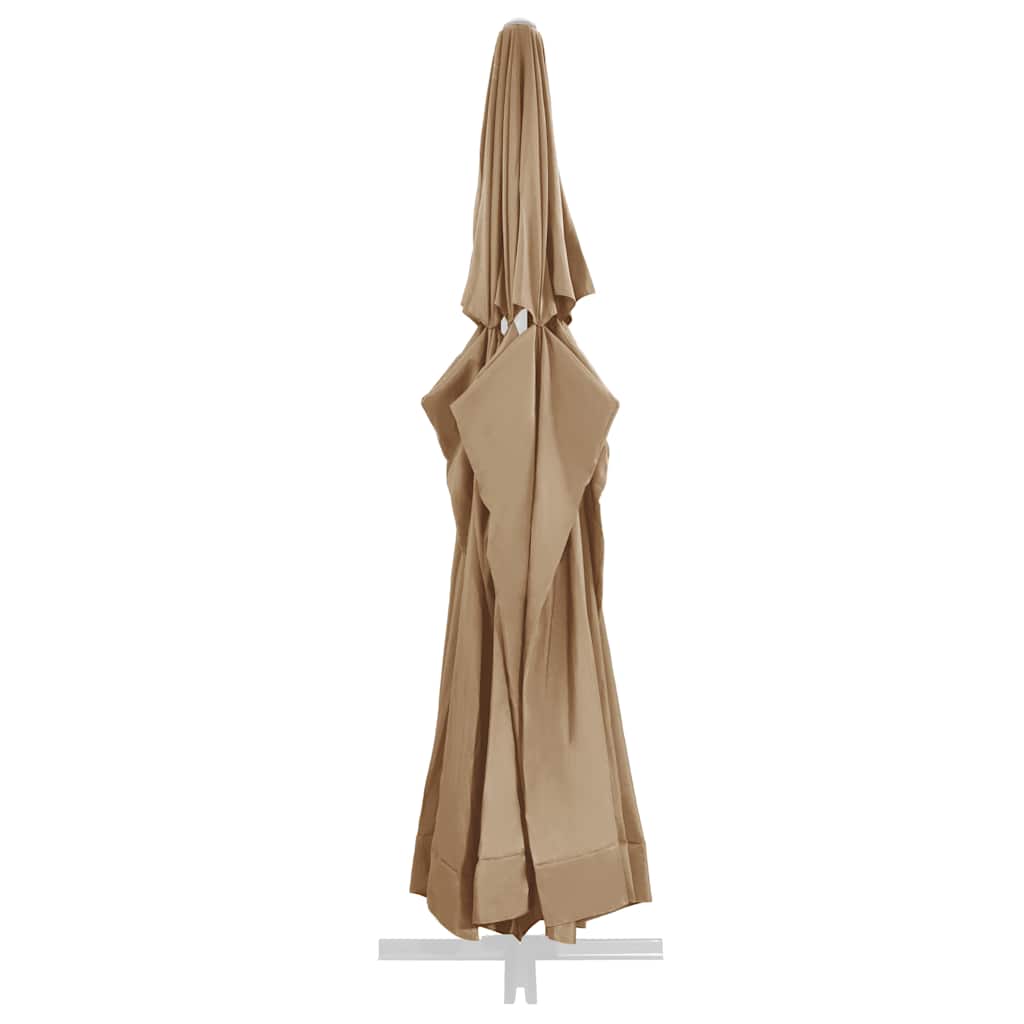 Pakaitinis audinys lauko skėčiui nuo saulės, taupe, 610cm Pakaitinis audinys lauko skėčiui nuo saulės, taupe, 610cm - Image 4