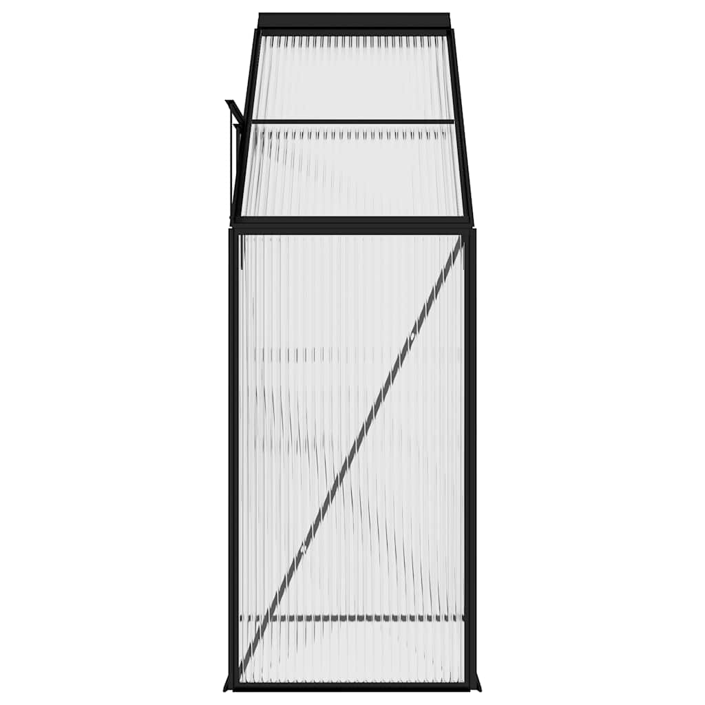 Šiltnamis, antracito spalvos, aliuminis, 1,38m³ Šiltnamis, antracito spalvos, aliuminis, 1,38m³ - Image 6