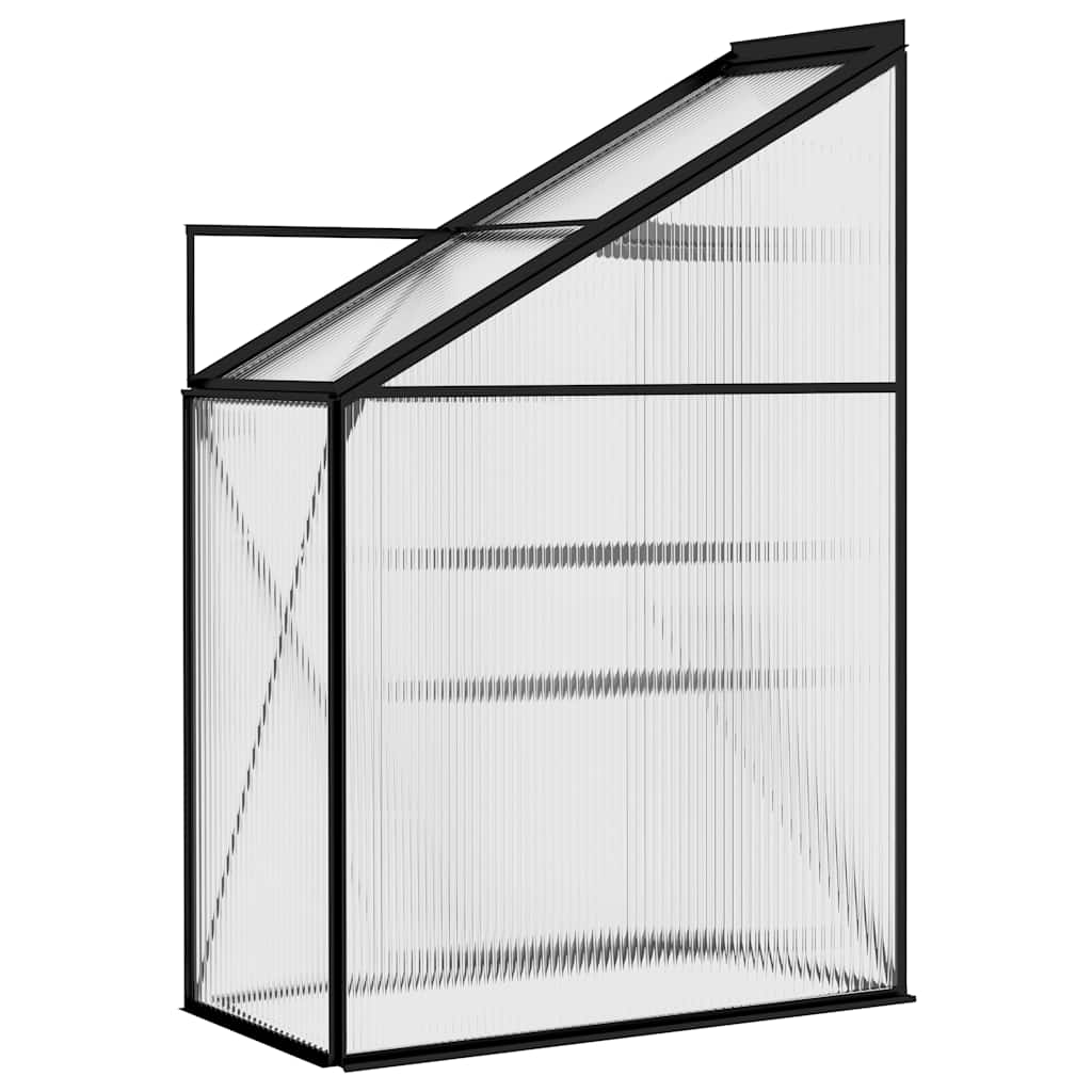 Šiltnamis, antracito spalvos, aliuminis, 1,38m³ Šiltnamis, antracito spalvos, aliuminis, 1,38m³ - Image 7