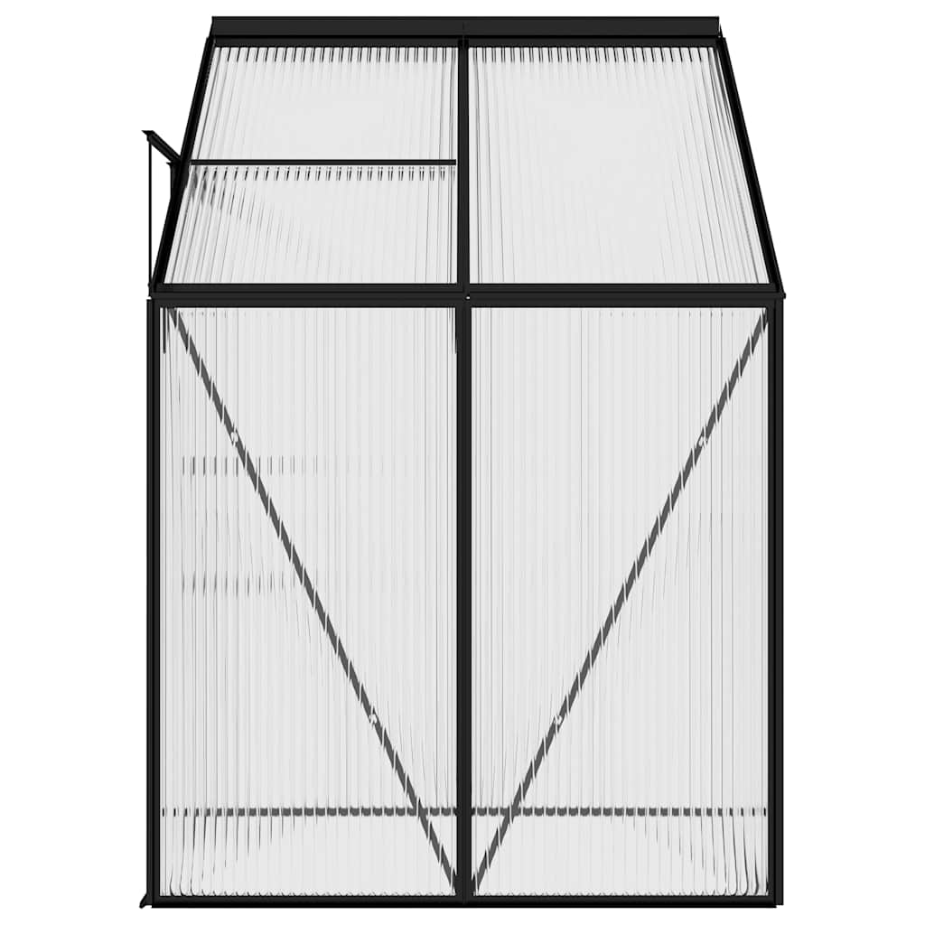 Šiltnamis, antracito spalvos, aliuminis, 2,59m³ Šiltnamis, antracito spalvos, aliuminis, 2,59m³ - Image 6