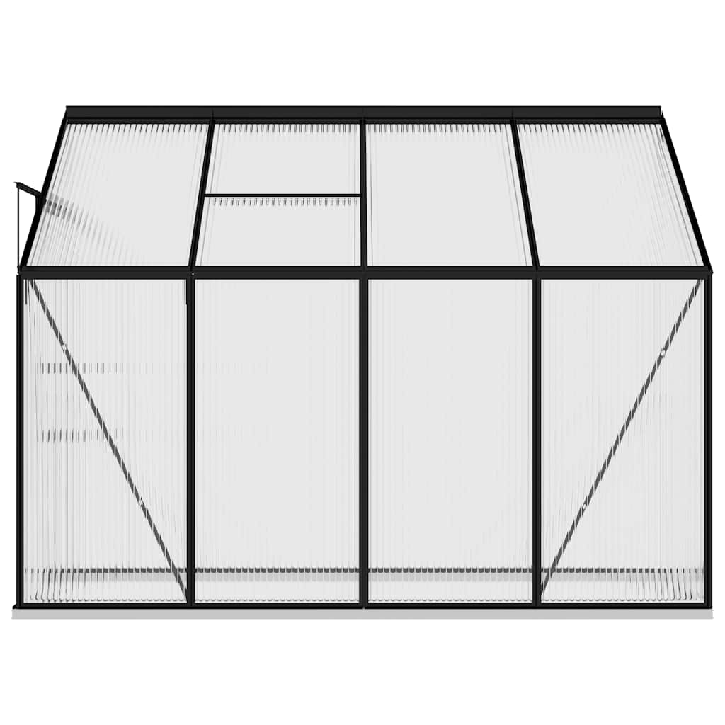 Šiltnamis, antracito spalvos, aliuminis, 5,24m³ Šiltnamis, antracito spalvos, aliuminis, 5,24m³ - Image 6