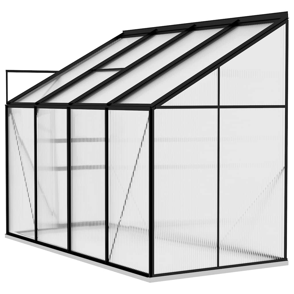 Šiltnamis, antracito spalvos, aliuminis, 5,24m³ Šiltnamis, antracito spalvos, aliuminis, 5,24m³ - Image 7