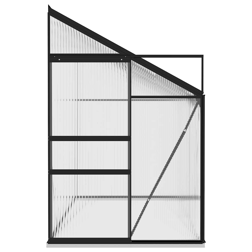 Šiltnamis, antracito spalvos, aliuminis, 6,5m³ Šiltnamis, antracito spalvos, aliuminis, 6,5m³ - Image 4