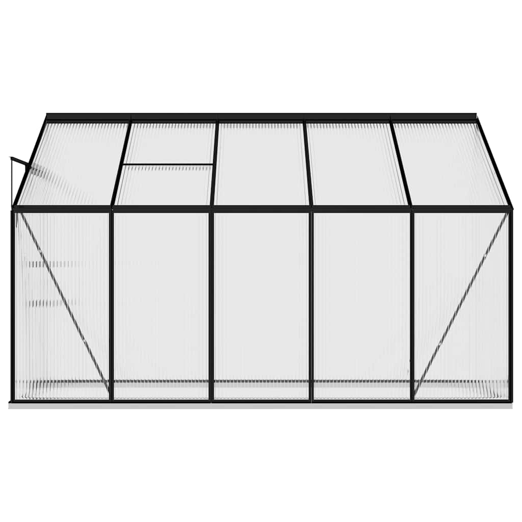 Šiltnamis, antracito spalvos, aliuminis, 6,5m³ Šiltnamis, antracito spalvos, aliuminis, 6,5m³ - Image 6