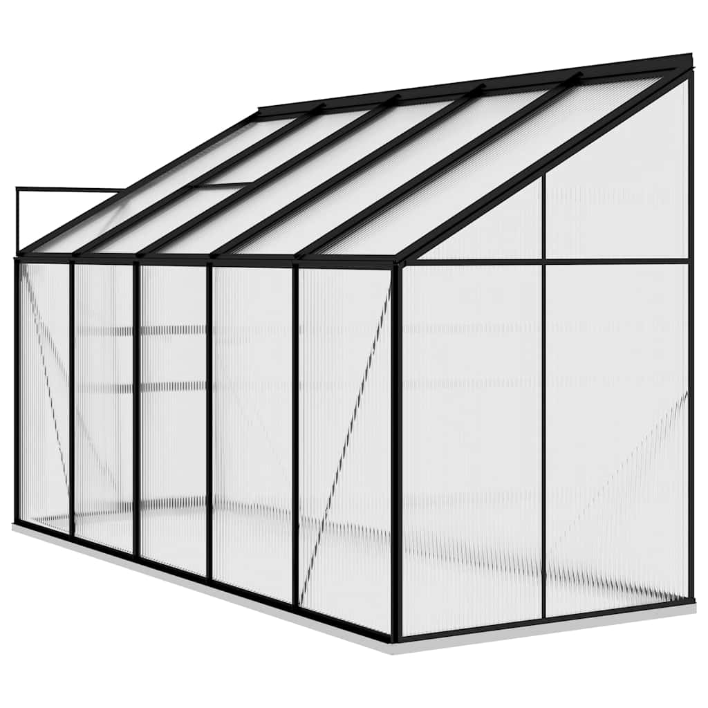 Šiltnamis, antracito spalvos, aliuminis, 6,5m³ Šiltnamis, antracito spalvos, aliuminis, 6,5m³ - Image 7