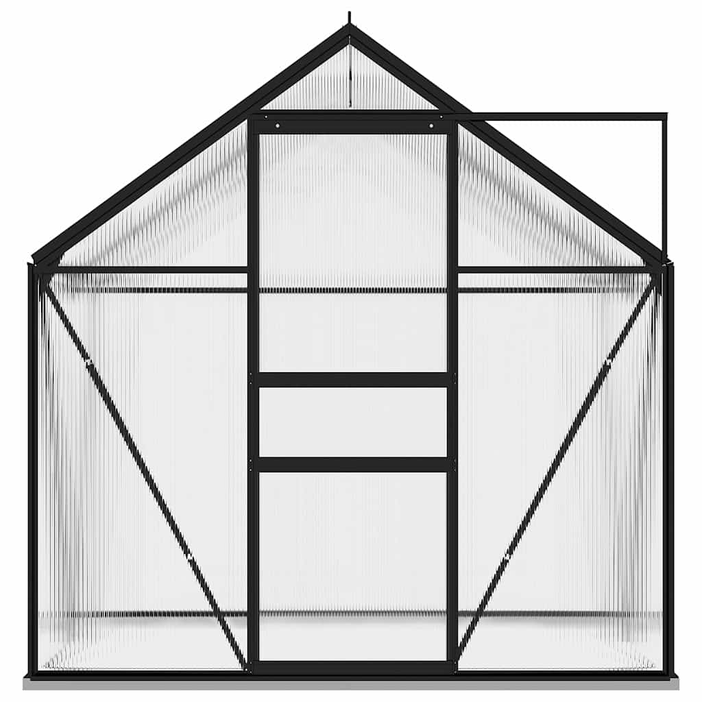 Šiltnamis, antracito spalvos, aliuminis, 2,47m² Šiltnamis, antracito spalvos, aliuminis, 2,47m² - Image 4