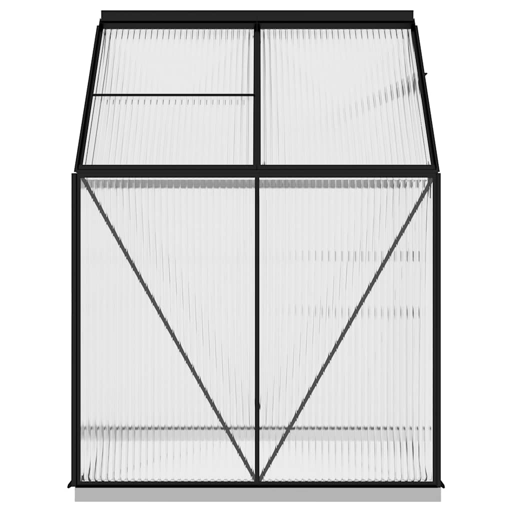 Šiltnamis, antracito spalvos, aliuminis, 2,47m² Šiltnamis, antracito spalvos, aliuminis, 2,47m² - Image 5