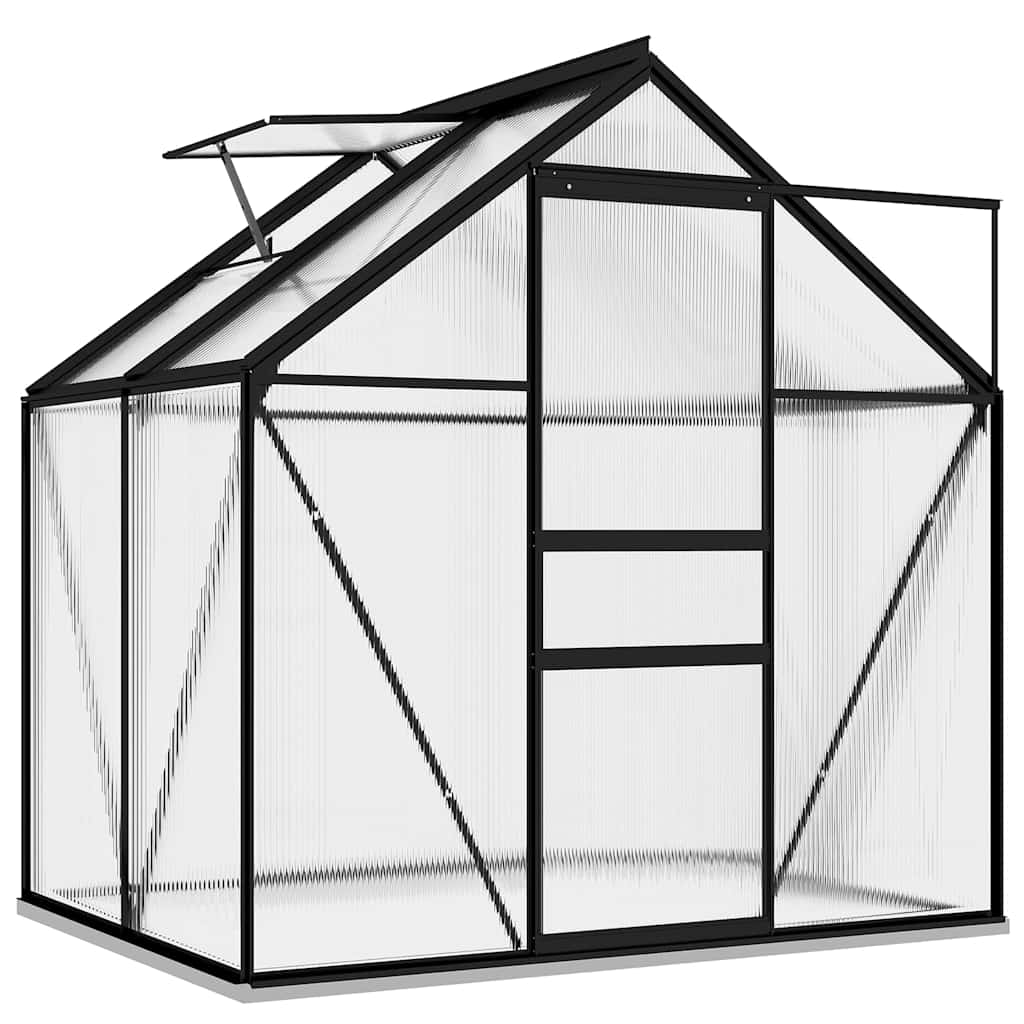 Šiltnamis, antracito spalvos, aliuminis, 2,47m² Šiltnamis, antracito spalvos, aliuminis, 2,47m² - Image 7