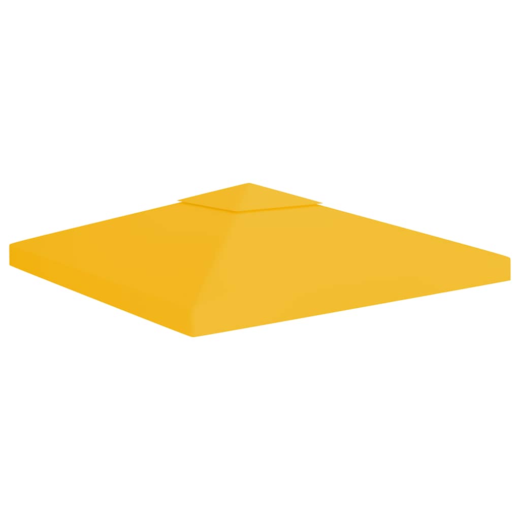Pavėsinės uždangalas, 2 pakopų, geltonas, 3x3m, 310 g/m² Pavėsinės uždangalas, 2 pakopų, geltonas, 3x3m, 310 g/m² - Image 2