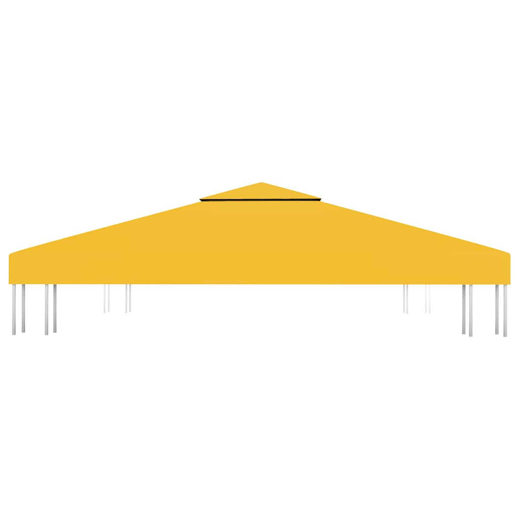 Pavėsinės uždangalas, 2 pakopų, geltonas, 3x3m, 310 g/m² Pavėsinės uždangalas, 2 pakopų, geltonas, 3x3m, 310 g/m² - Image 3