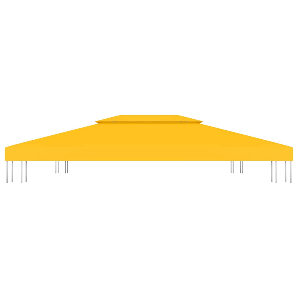 Pavėsinės uždangalas, 2 pakopų, geltonas, 4x3m, 310 g/m² Pavėsinės uždangalas, 2 pakopų, geltonas, 4x3m, 310 g/m² - Image 3