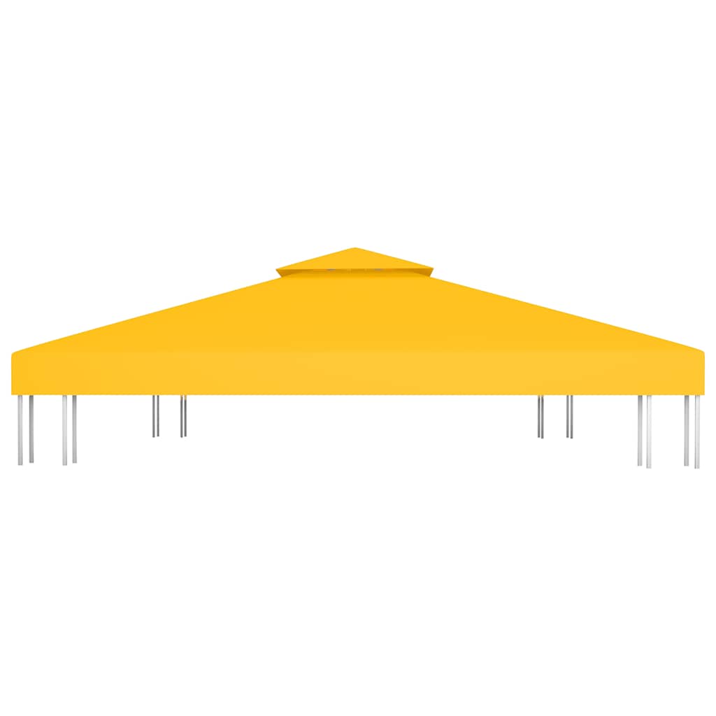 Pavėsinės uždangalas, 2 pakopų, geltonas, 4x3m, 310 g/m² Pavėsinės uždangalas, 2 pakopų, geltonas, 4x3m, 310 g/m² - Image 4