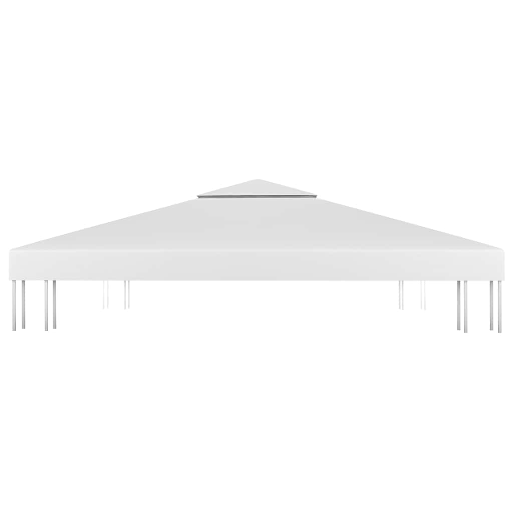 Pavėsinės uždangalas, 2 pakopų, baltas, 4x3m, 310 g/m² Pavėsinės uždangalas, 2 pakopų, baltas, 4x3m, 310 g/m² - Image 4