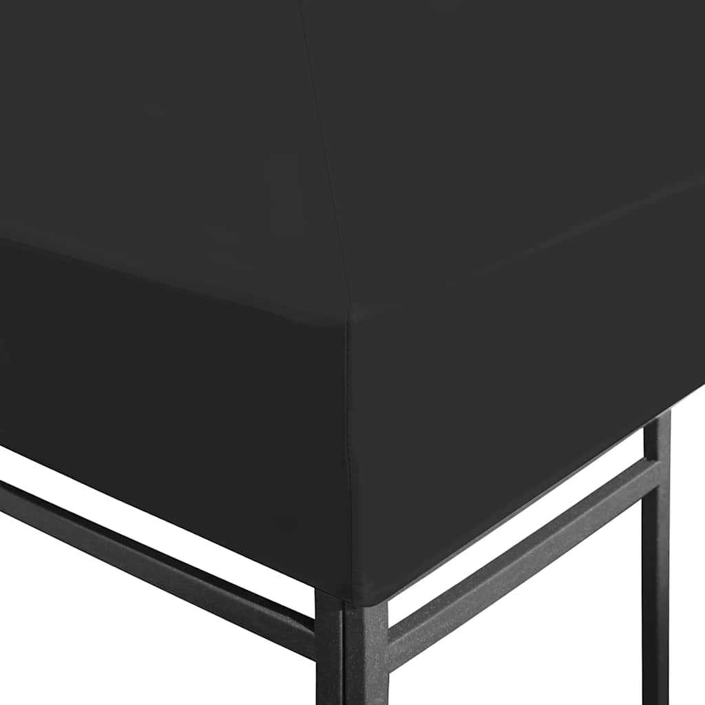 Viršutinis pavėsinės uždangalas, juodos spalvos, 3x3m, 270 g/m² Viršutinis pavėsinės uždangalas, juodos spalvos, 3x3m, 270 g/m² - Image 4