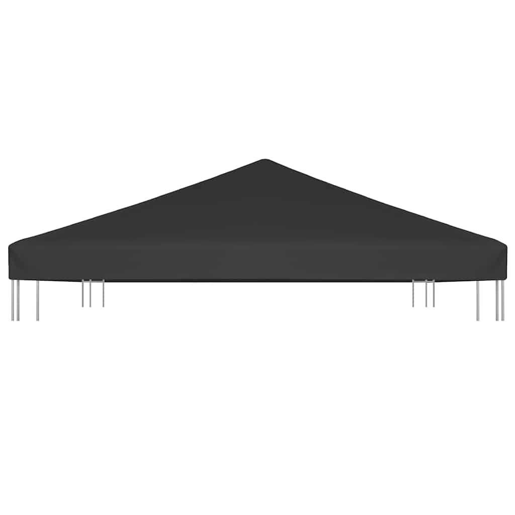 Viršutinis pavėsinės uždangalas, juodos spalvos, 4x3m, 270 g/m² Viršutinis pavėsinės uždangalas, juodos spalvos, 4x3m, 270 g/m² - Image 4