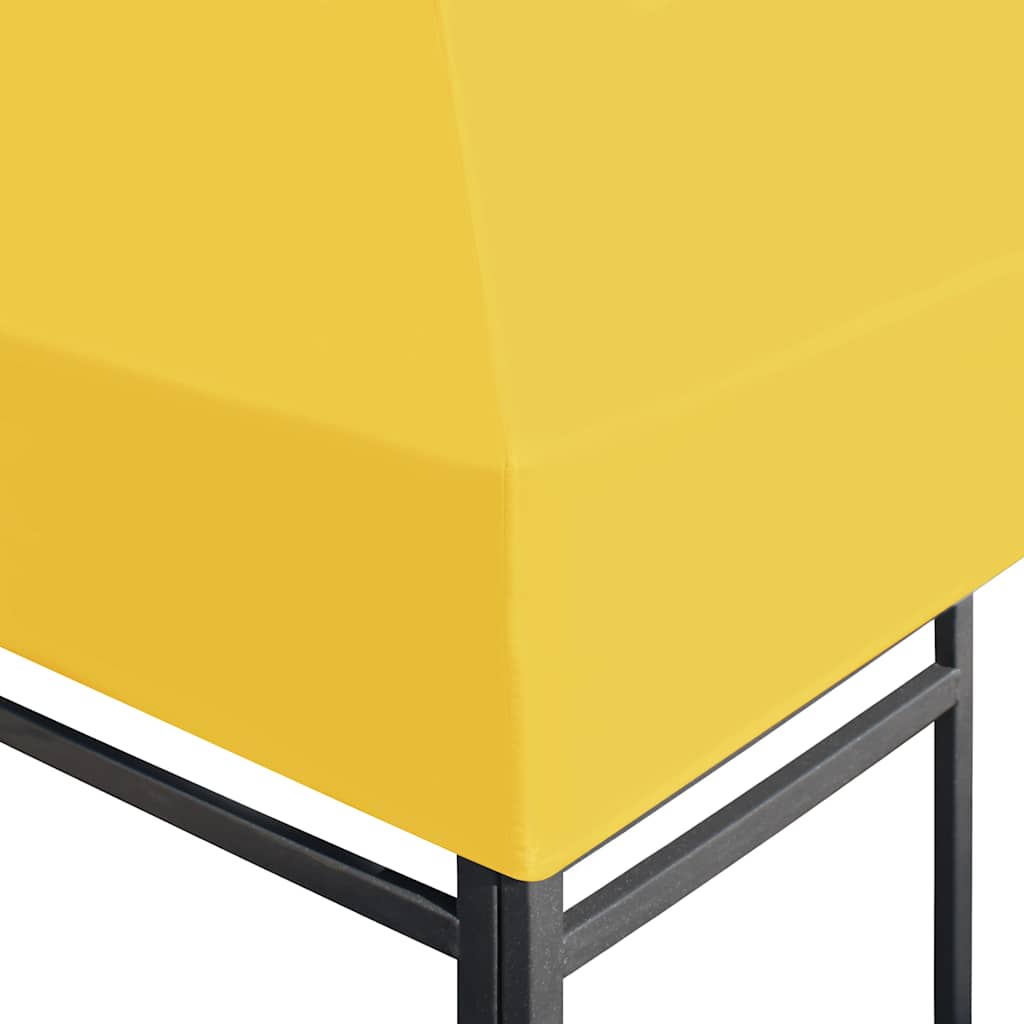 Viršutinis pavėsinės uždangalas, geltonas, 4x3m, 270 g/m² Viršutinis pavėsinės uždangalas, geltonas, 4x3m, 270 g/m² - Image 5