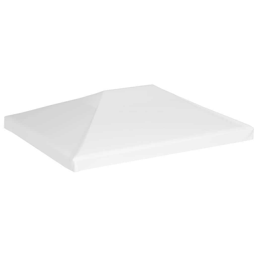 Viršutinis pavėsinės uždangalas, baltos spalvos, 4x3m, 270 g/m² Viršutinis pavėsinės uždangalas, baltos spalvos, 4x3m, 270 g/m² - Image 2