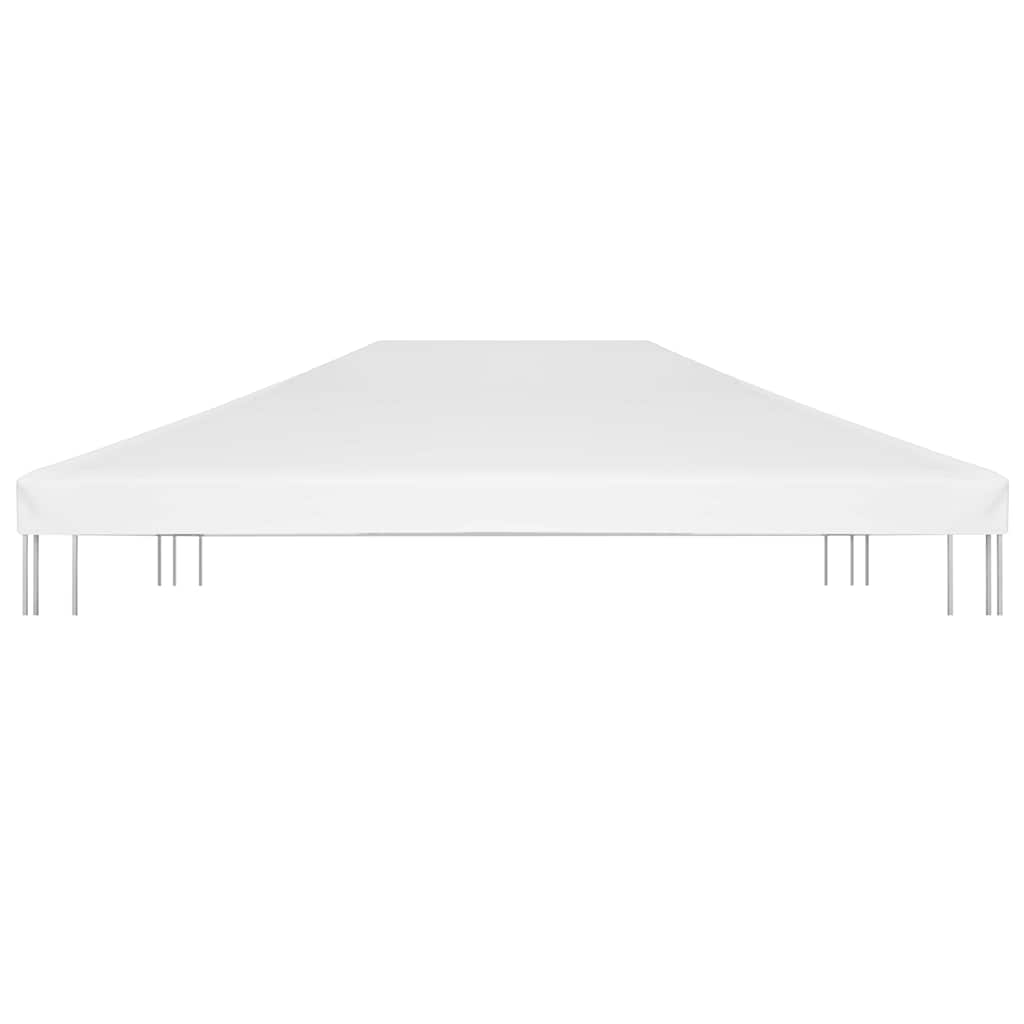 Viršutinis pavėsinės uždangalas, baltos spalvos, 4x3m, 270 g/m² Viršutinis pavėsinės uždangalas, baltos spalvos, 4x3m, 270 g/m² - Image 3