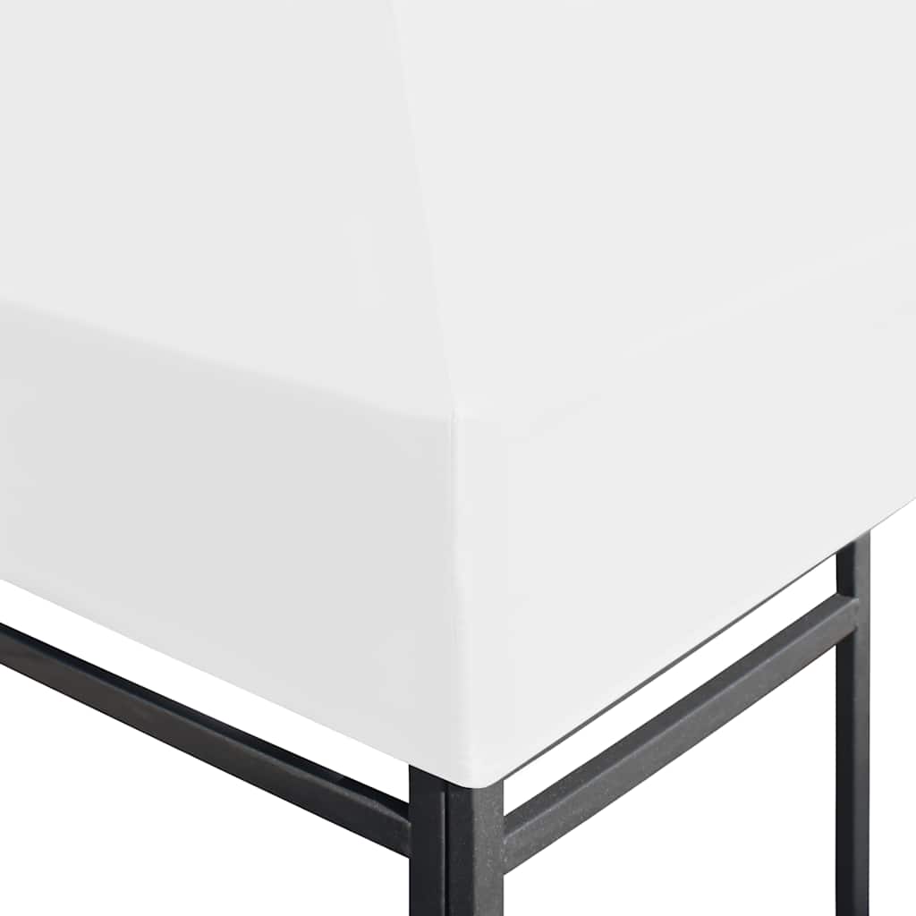 Viršutinis pavėsinės uždangalas, baltos spalvos, 4x3m, 270 g/m² Viršutinis pavėsinės uždangalas, baltos spalvos, 4x3m, 270 g/m² - Image 5