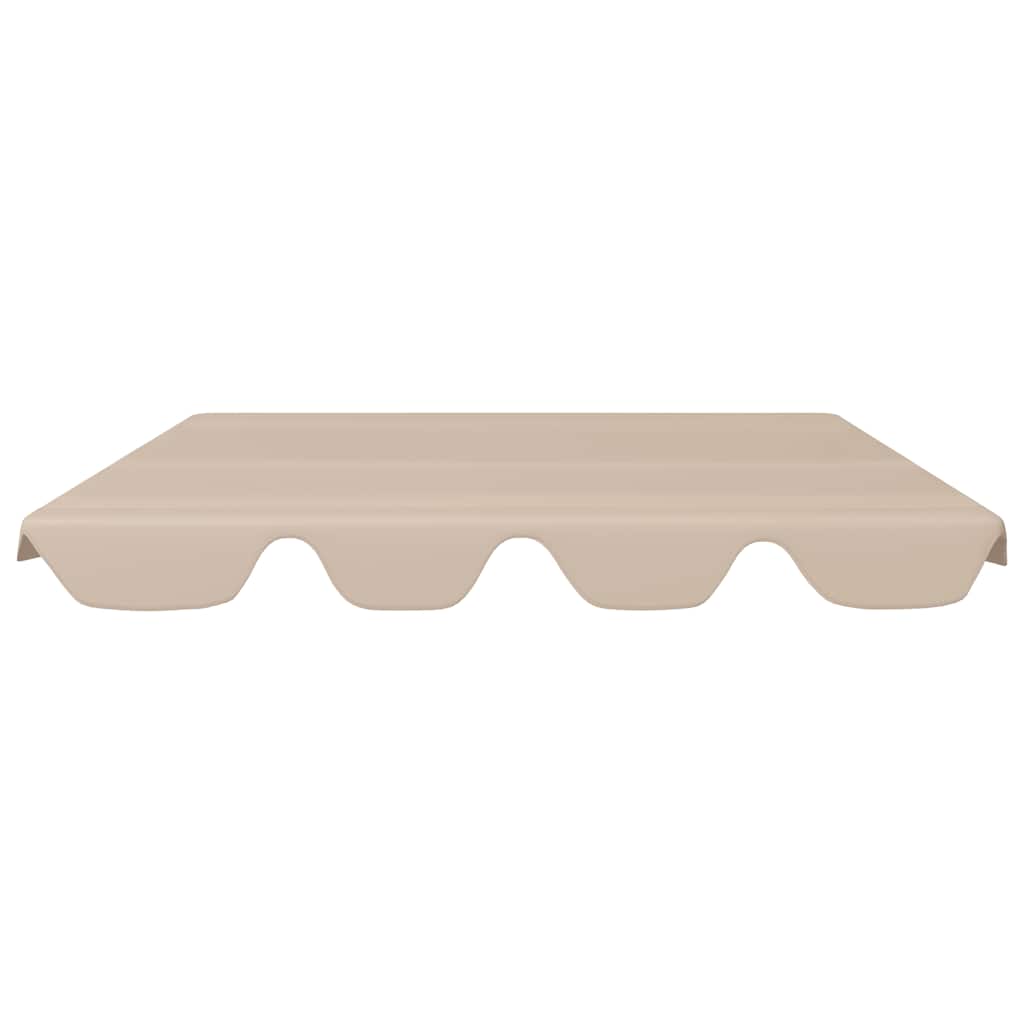 Pakaitinis skliautas sodo sūpynėms, smėlio, 150/130×105/70cm Pakaitinis skliautas sodo sūpynėms, smėlio, 150/130x105/70cm - Image 3