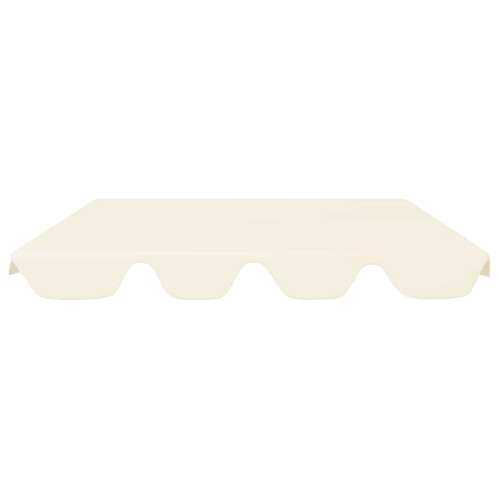 Pakaitinis skliautas sodo sūpynėms, kreminis, 150/130×105/70cm Pakaitinis skliautas sodo sūpynėms, kreminis, 150/130x105/70cm - Image 3