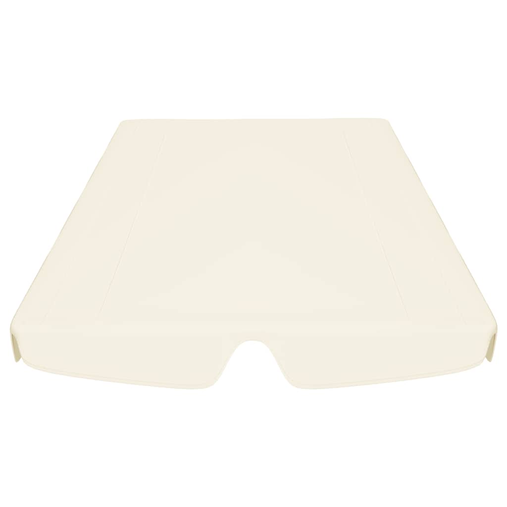 Pakaitinis skliautas sodo sūpynėms, kreminis, 150/130×105/70cm Pakaitinis skliautas sodo sūpynėms, kreminis, 150/130x105/70cm - Image 4