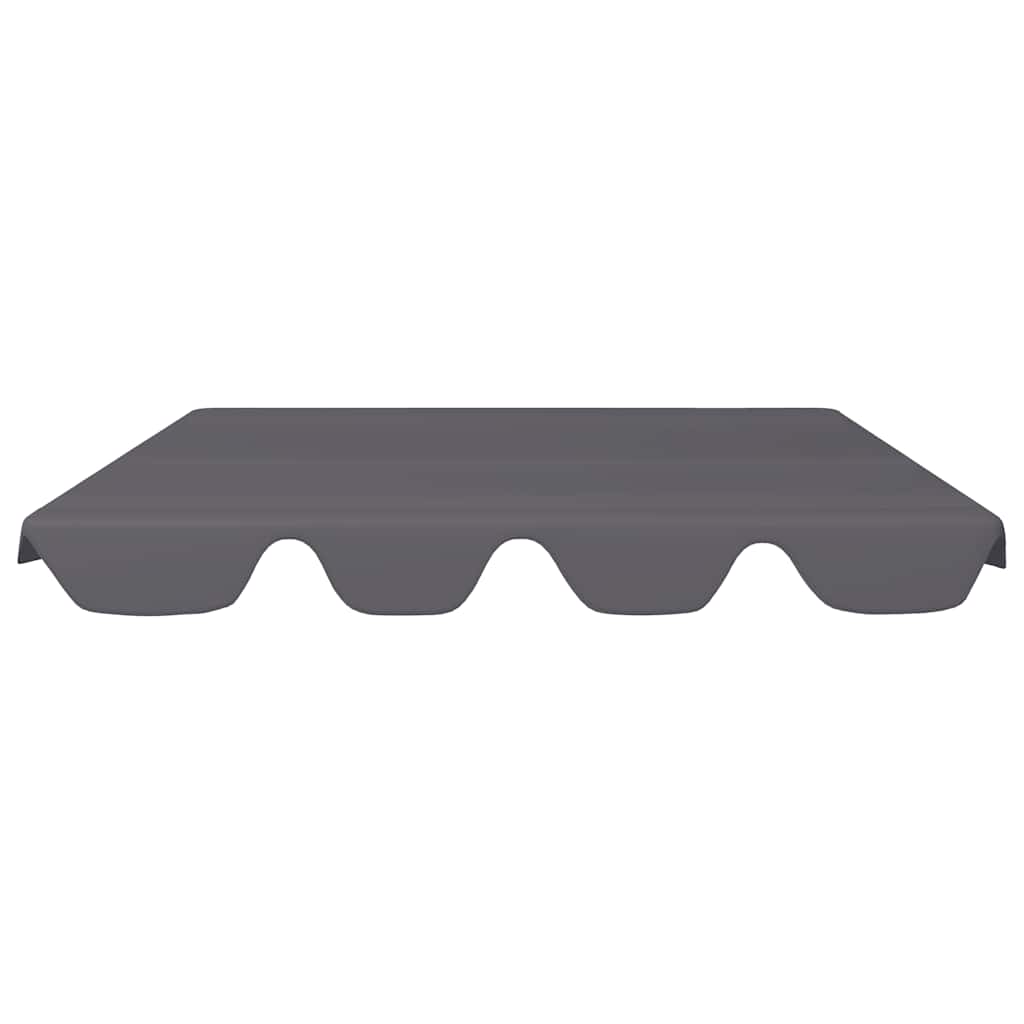 Pakaitinis skliautas sodo sūpynėms, antracito, 150/130×105/70cm Pakaitinis skliautas sodo sūpynėms, antracito, 150/130x105/70cm - Image 3