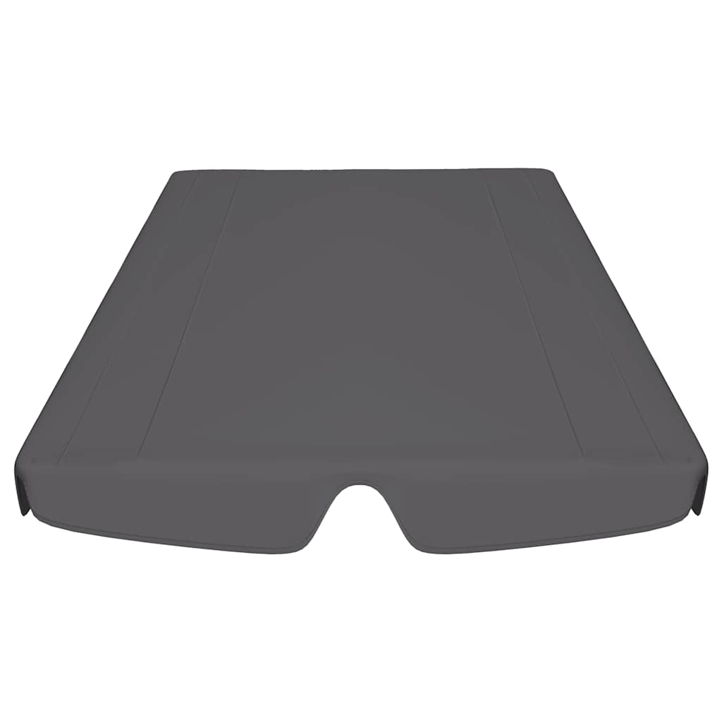 Pakaitinis skliautas sodo sūpynėms, antracito, 150/130×105/70cm Pakaitinis skliautas sodo sūpynėms, antracito, 150/130x105/70cm - Image 4