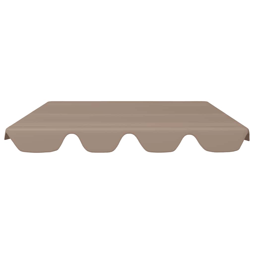 Pakaitinis skliautas sodo sūpynėms, taupe, 150/130×105/70cm Pakaitinis skliautas sodo sūpynėms, taupe, 150/130x105/70cm - Image 3