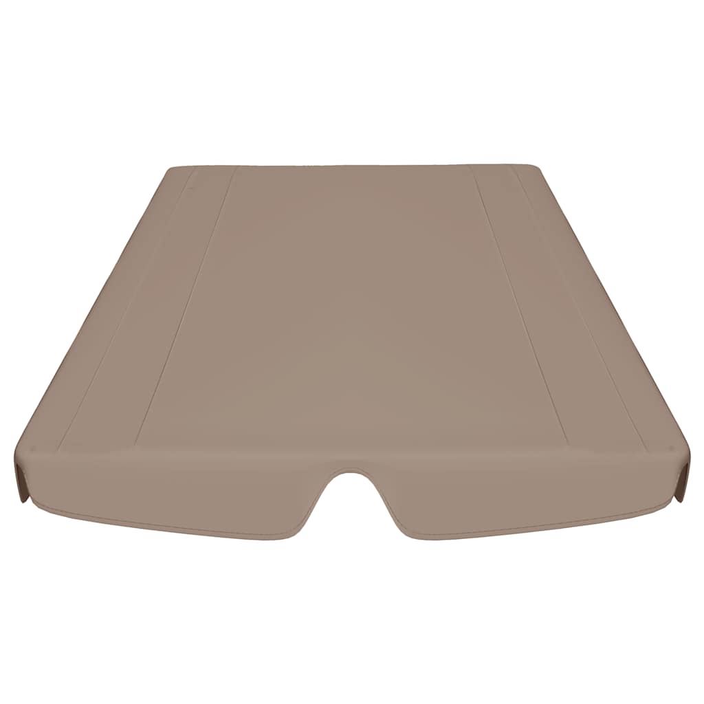 Pakaitinis skliautas sodo sūpynėms, taupe, 150/130×105/70cm Pakaitinis skliautas sodo sūpynėms, taupe, 150/130x105/70cm - Image 4