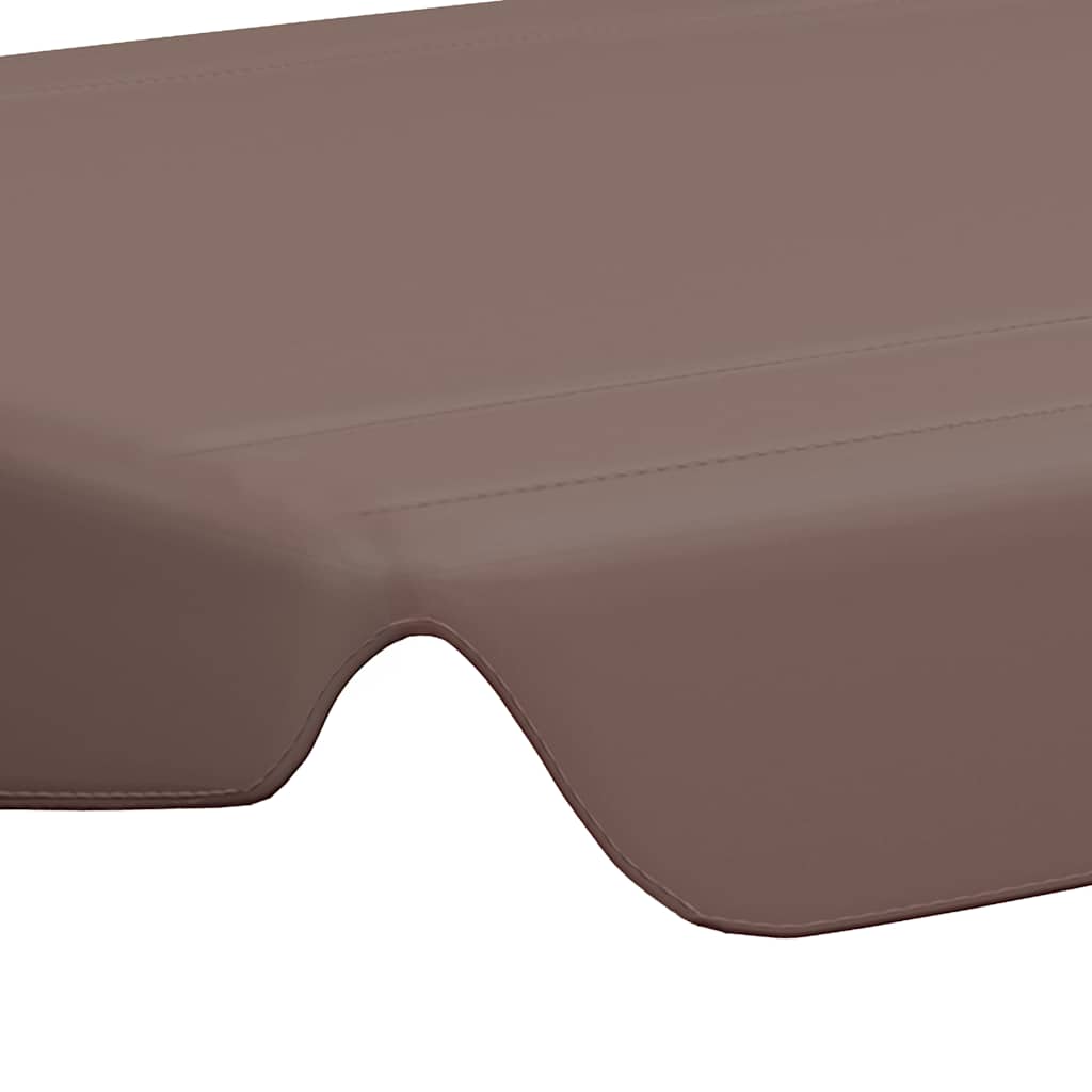 Pakaitinis skliautas sodo sūpynėms, rudas, 150/130×105/70cm Pakaitinis skliautas sodo sūpynėms, rudas, 150/130x105/70cm - Image 5