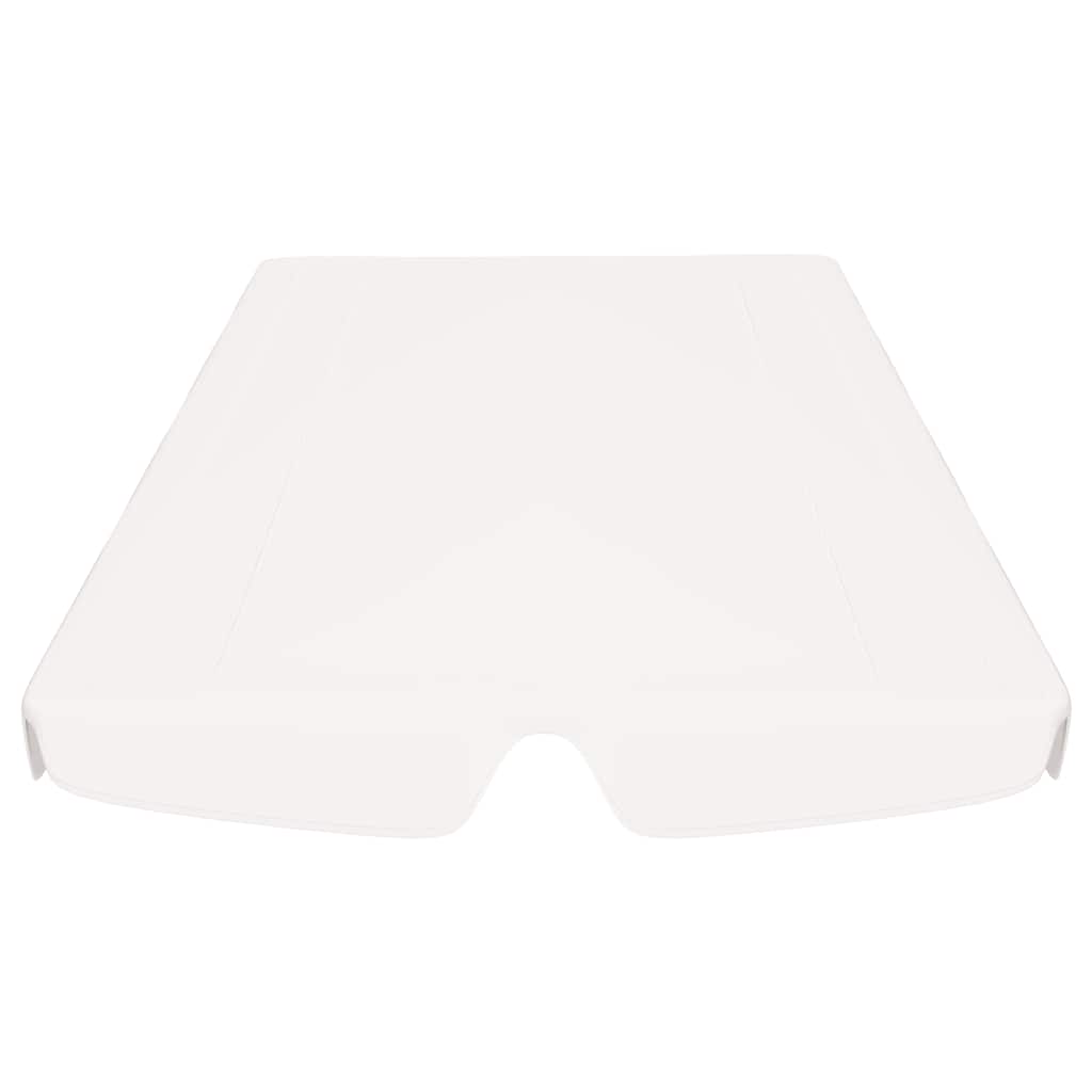 Pakaitinis skliautas sodo sūpynėms, baltas, 150/130×105/70cm Pakaitinis skliautas sodo sūpynėms, baltas, 150/130x105/70cm - Image 4
