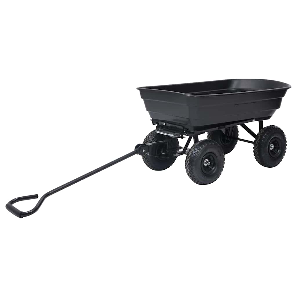 Paverčiamas rankinis sodo vežimėlis, juodos spalvos, 300kg, 75l Paverčiamas rankinis sodo vežimėlis, juodos spalvos, 300kg, 75l - Image 12