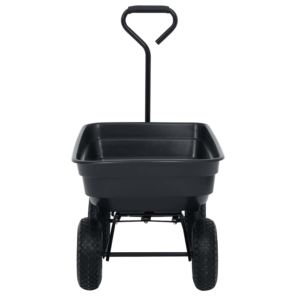 Paverčiamas rankinis sodo vežimėlis, juodos spalvos, 300kg, 75l Paverčiamas rankinis sodo vežimėlis, juodos spalvos, 300kg, 75l - Image 5