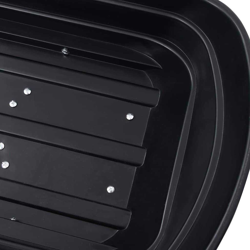 Paverčiamas rankinis sodo vežimėlis, juodos spalvos, 300kg, 75l Paverčiamas rankinis sodo vežimėlis, juodos spalvos, 300kg, 75l - Image 8